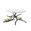 Butterfly Ginkgo Cake Stand, Marble Top & Brass Base -Home Decor Shop 6104 0278 175789 butterfly gingko cake stand