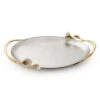 Calla Lily Oval Tray -Home Decor Shop 6105 0133