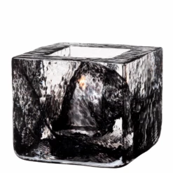 Kosta Boda Brick Black Votive