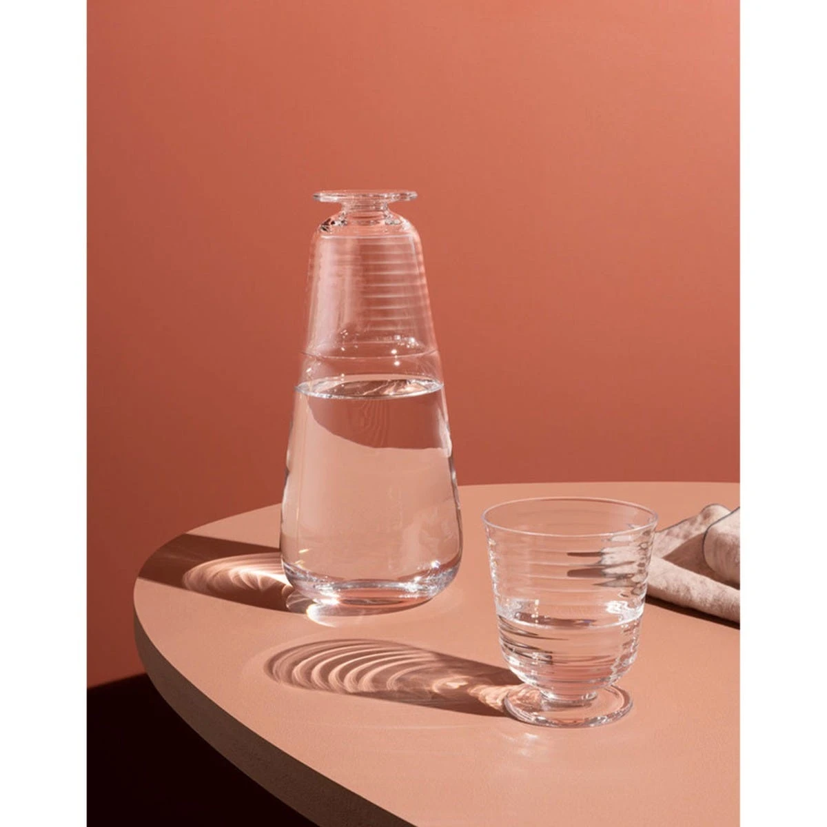 Orrefors Viva Carafe With Glass 4 Orrefors Viva Carafe With Glass - Image 2