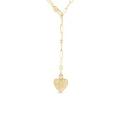 Medallion Diamond Heart Necklace