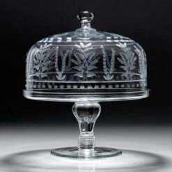 Portia Cake Stand And Dome 7 Portia Cake Stand And Dome -Home Decor Shop 802096 1