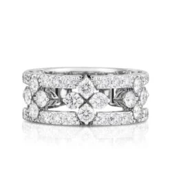 Love In Verona 18K White Gold Diamond Ring