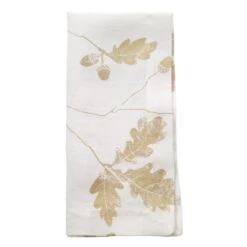 Acorn Napkin, Gold