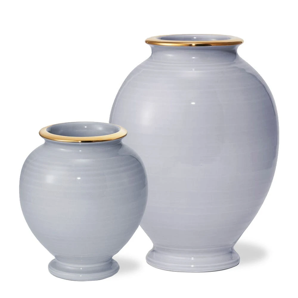 Siena Vase, Blue Haze 3 Siena Vase, Blue Haze