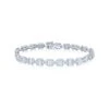 Sunburst Line Bracelet With Emerald Cut Diamonds 2 Sunburst Line Bracelet With Emerald Cut Diamonds -Home Decor Shop b 19550 0 dia 18kw 1 1500