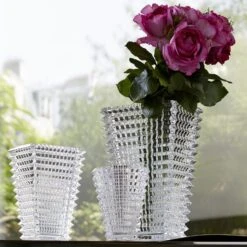 Eye Vase Rectangular, Clear -Home Decor Shop bac clear eye vase