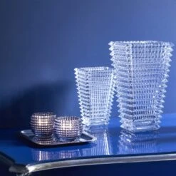 Eye Vase Rectangular, Clear -Home Decor Shop bac rect eye vase clear