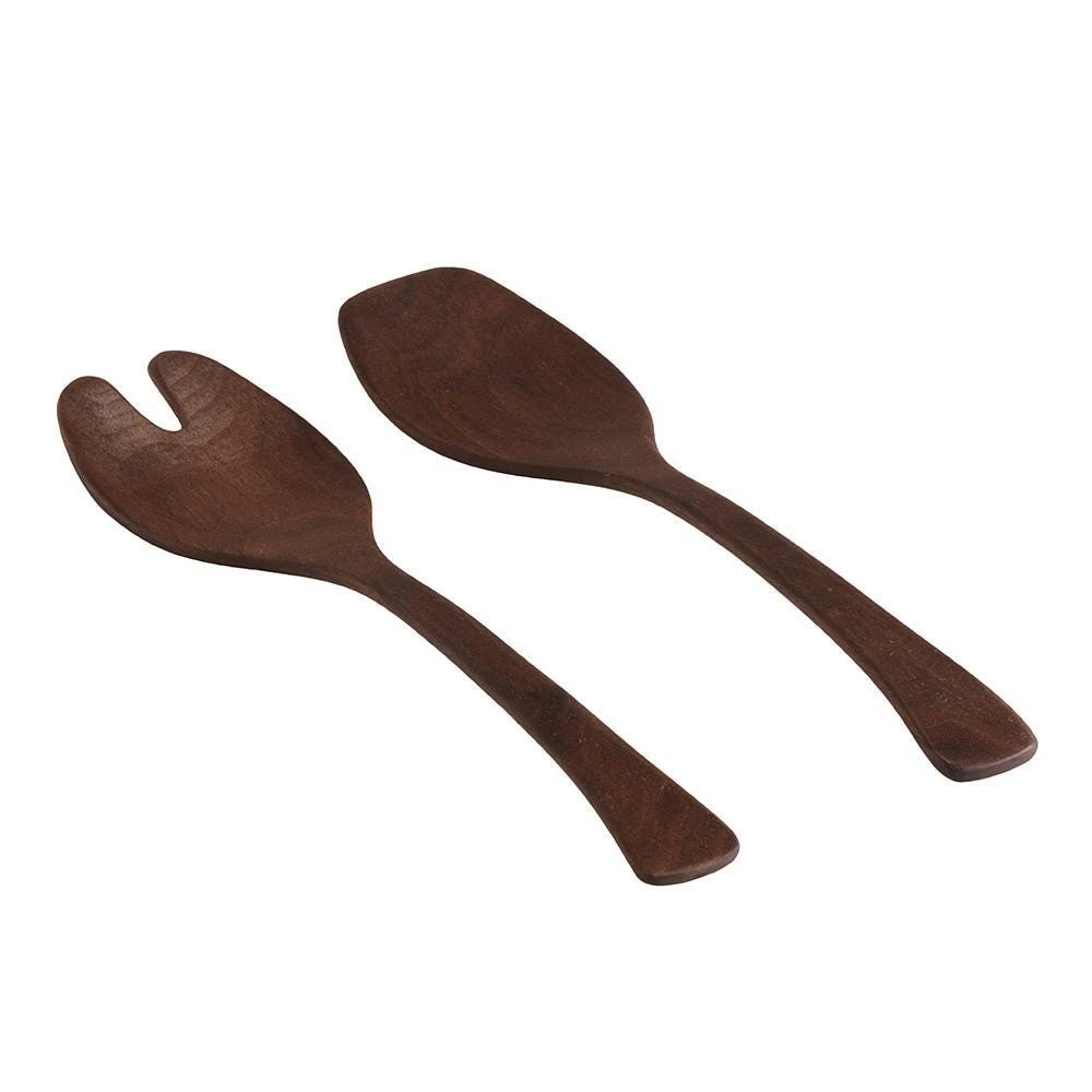 Salad Servers, Black Walnut 3 Salad Servers, Black Walnut