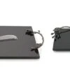 Black Orchid Cheese Board With Knife 2 Black Orchid Cheese Board With Knife -Home Decor Shop blackorchidcheeseboardsmichael aram
