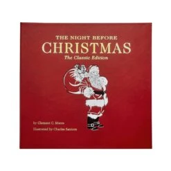The Night Before Christmas Book, Leather Bound