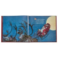 The Night Before Christmas Book, Leather Bound -Home Decor Shop bss nght vnd red the night before christmas 2799 0995 3