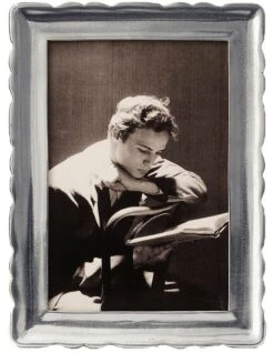 Carretti Rectangular Pewter Frame -Home Decor Shop carretti frame