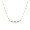 14K Diamond Curved Bar Necklace 1 14K Diamond Curved Bar Necklace -Home Decor Shop cbmn 11 d