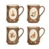 Forest Walk Animal Mugs, Assorted, Set Of 4 2 Forest Walk Animal Mugs, Assorted, Set Of 4 -Home Decor Shop cwc06set 90