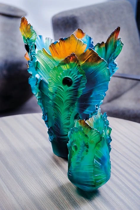 Fleur De Paon Vase, Small 4 Fleur De Paon Vase, Small - Image 2