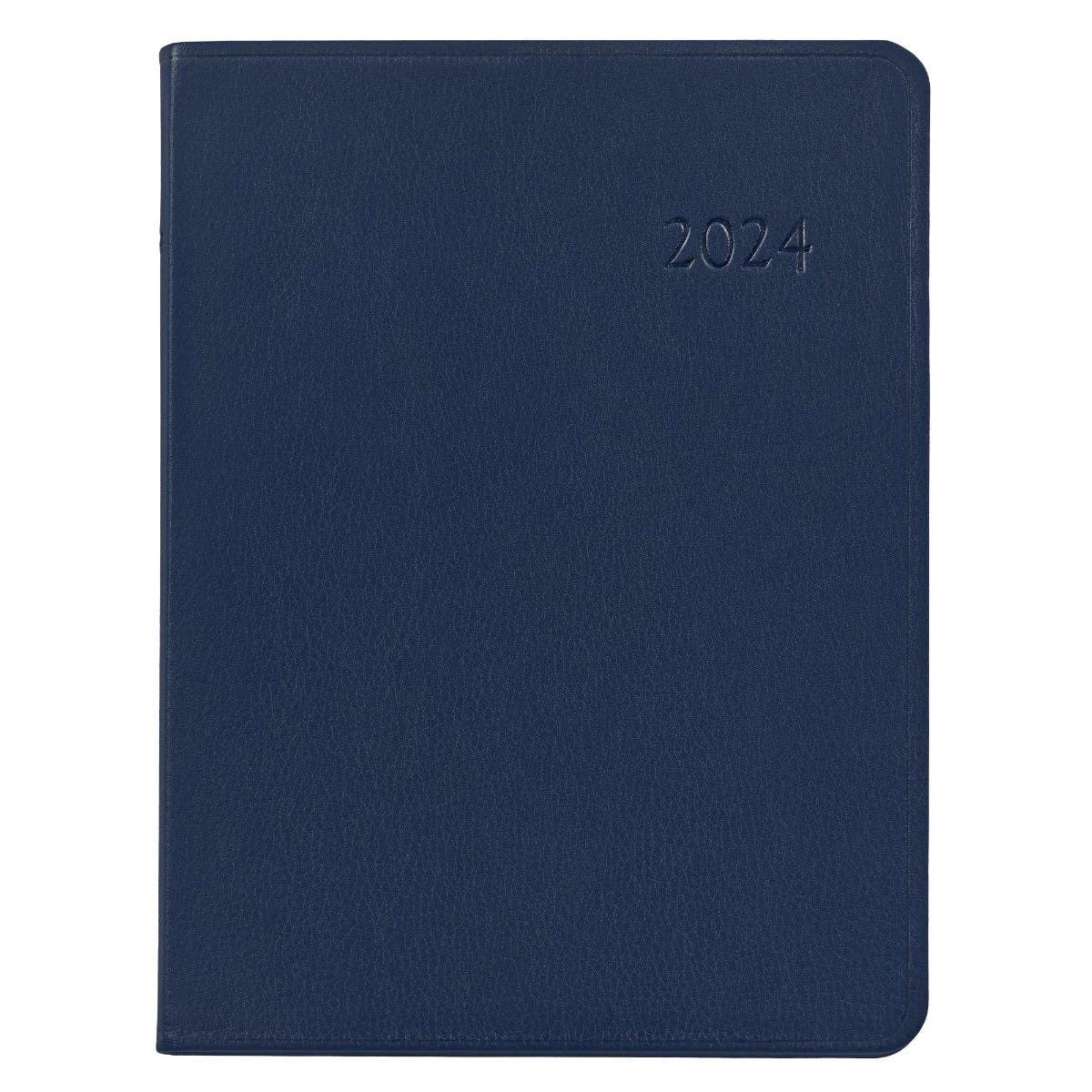 Desk Diary, Navy Traditional Leather 3 Desk Diary, Navy Traditional Leather