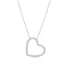Diamond Open Heart Pendant Necklace 2 Diamond Open Heart Pendant Necklace -Home Decor Shop diamond open heart pendant necklace 1000 0200
