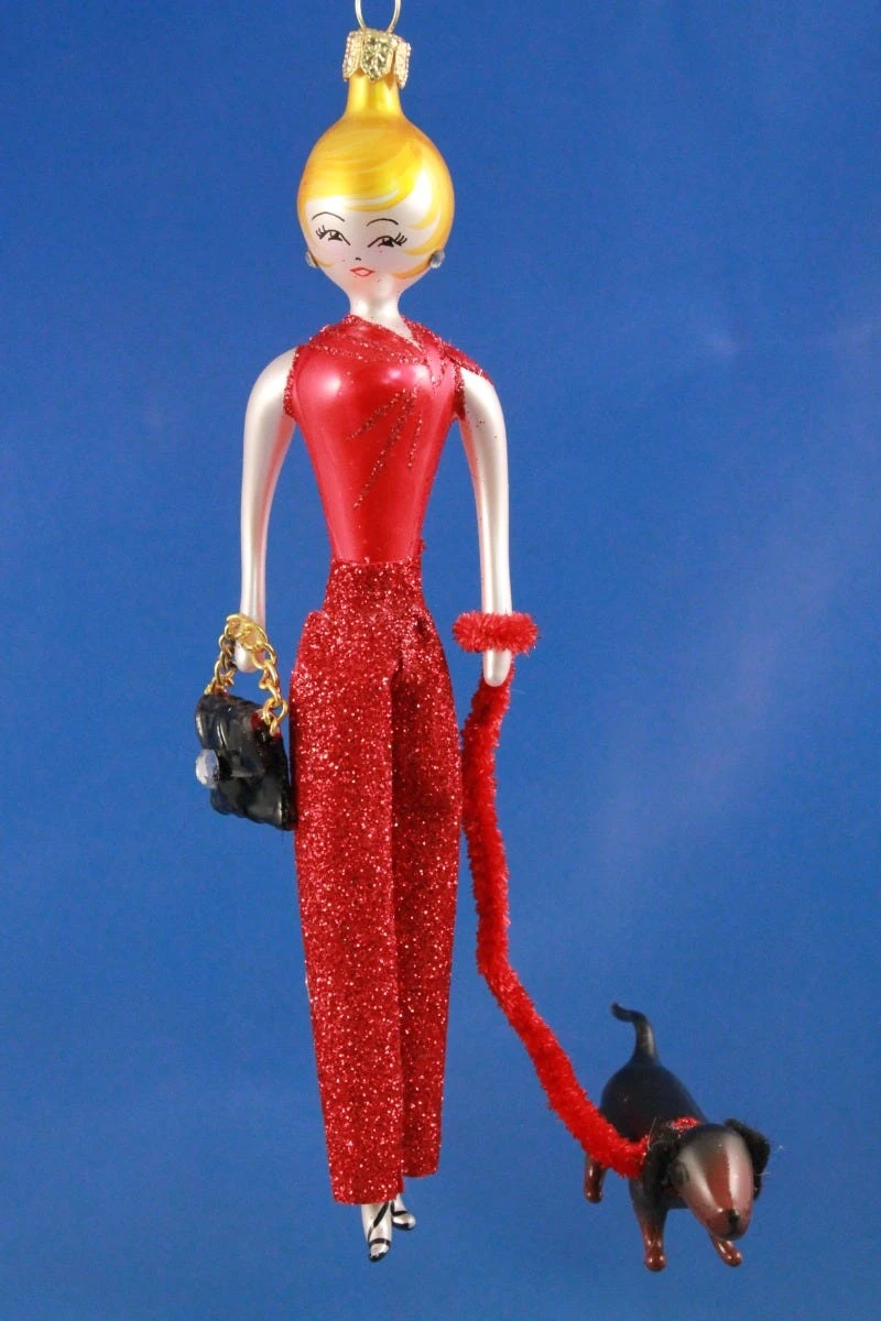 Jill In Red Pants Ornament 3 Jill In Red Pants Ornament