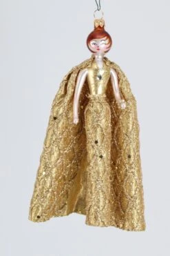 Lady In Gold Gown Ornament