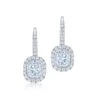 Platinum Cushion Diamond Earrings -Home Decor Shop e 2712 50 dia plat platinum cushion diamond earrings