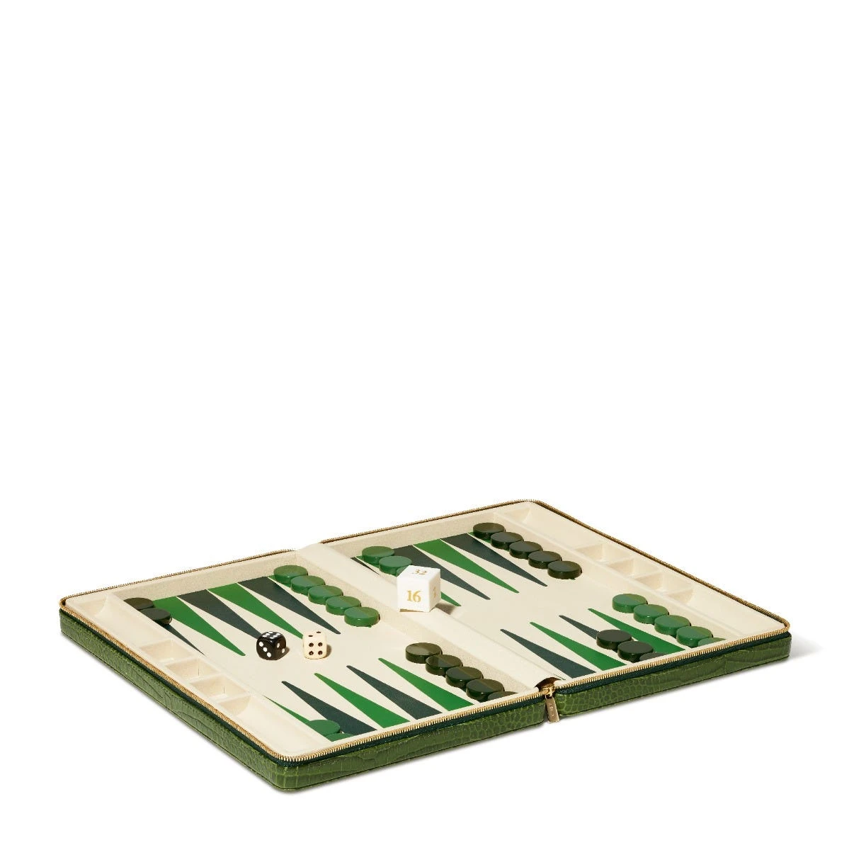 Enzo Travel Backgammon, Verde 3 Enzo Travel Backgammon, Verde