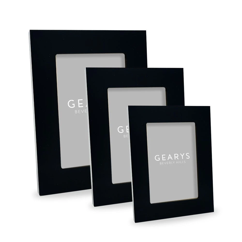 Lucite Picture Frame, Black 3 Lucite Picture Frame, Black