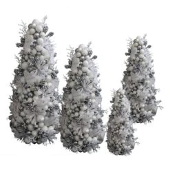 White & Silver Fireworks Tree