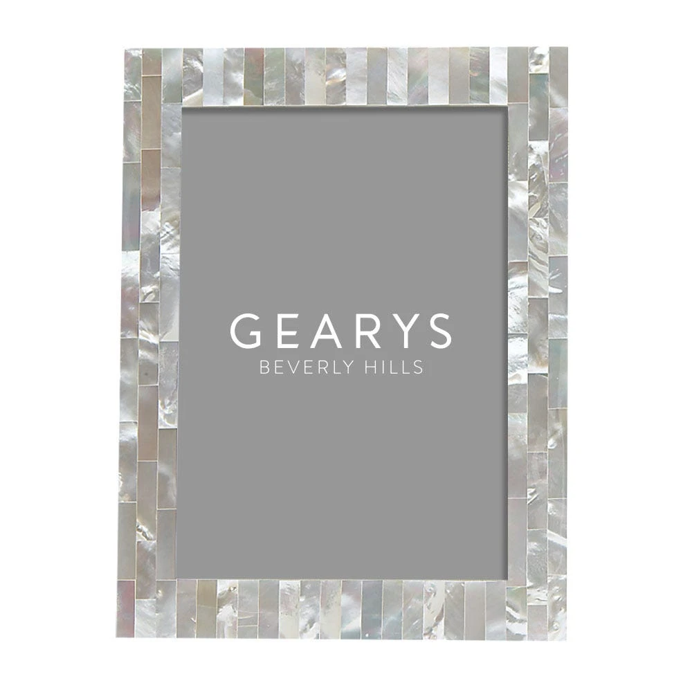 White Mother Of Pearl Frame