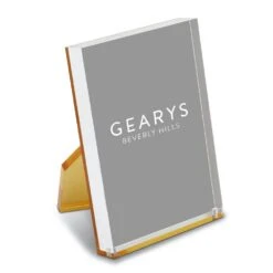 Lucite 5x7 Frame, Gold