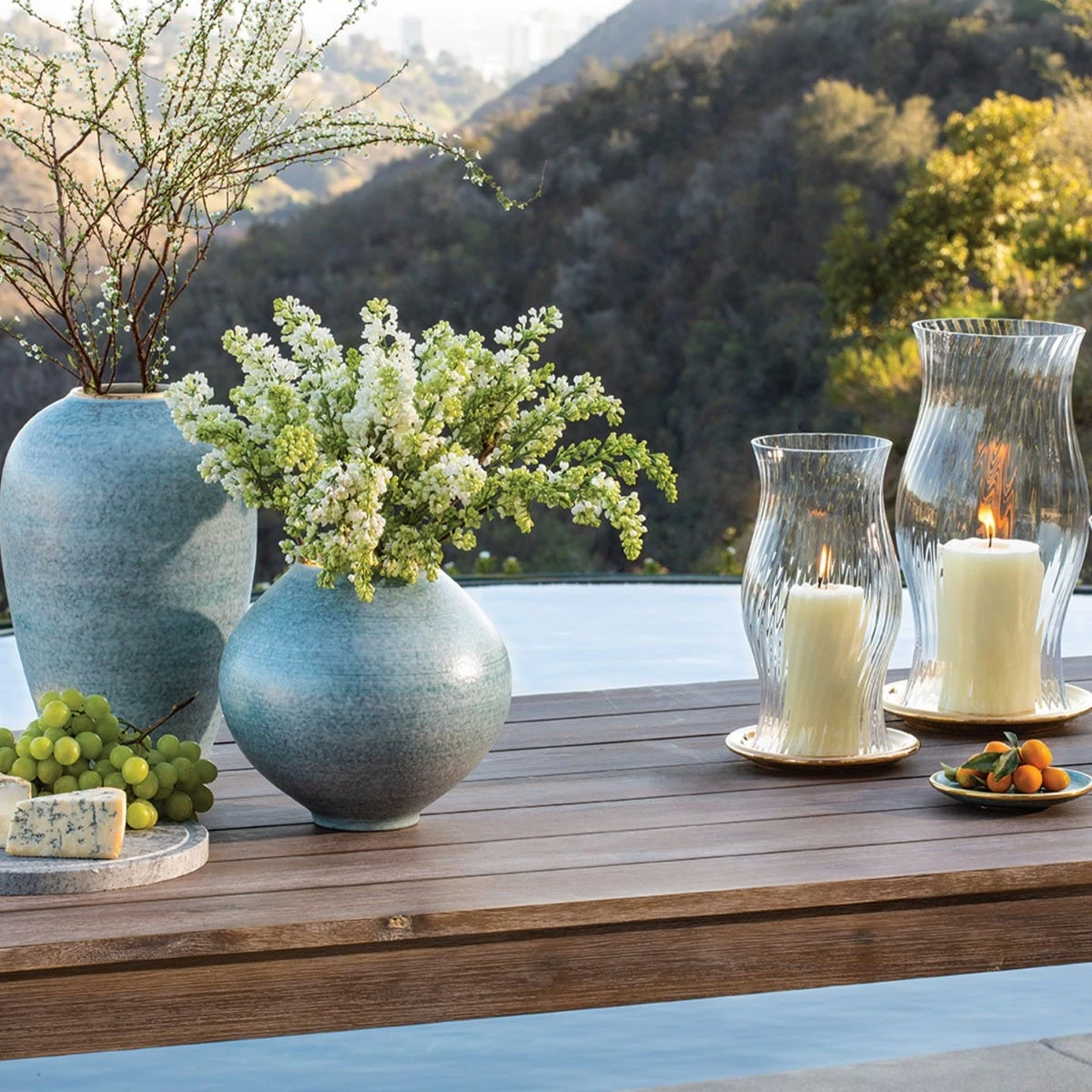 Calinda Moon Vase, Blue Grotto 4 Calinda Moon Vase, Blue Grotto - Image 3