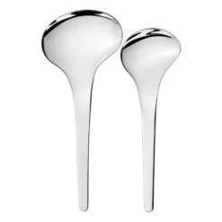 Georg Jensen Bloom Stainless Serving Spoons, Set Of 2