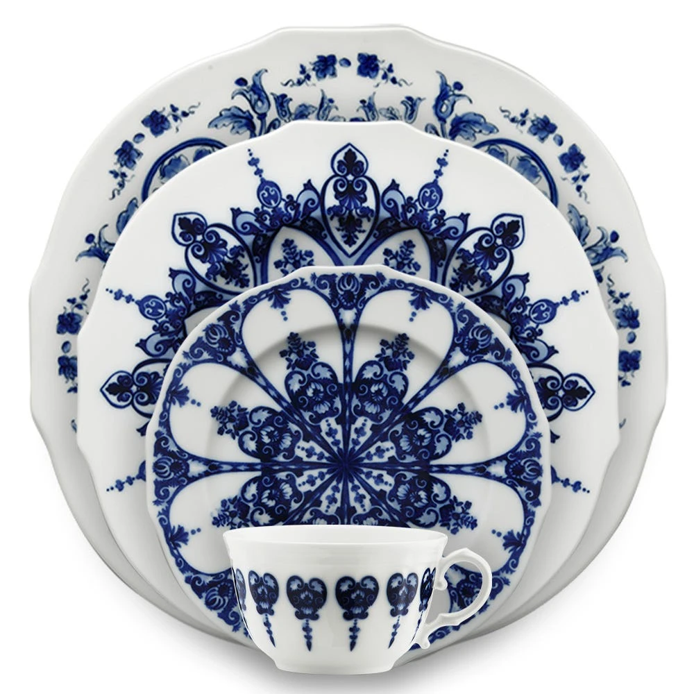 Ginori 1735 Babele Blue Dinnerware 3 Ginori 1735 Babele Blue Dinnerware