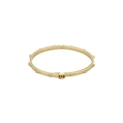 GG Running Diamond Bracelet, Yellow Gold