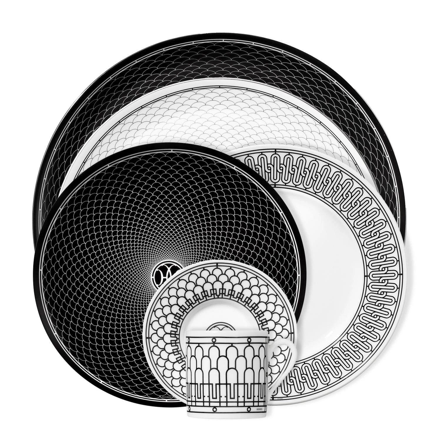 Hermès H Deco Dinnerware 3 Hermès H Deco Dinnerware