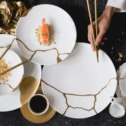 Kintsugi Dinnerware 8 Kintsugi Dinnerware -Home Decor Shop kintsugi dinnerware lifestyle 1