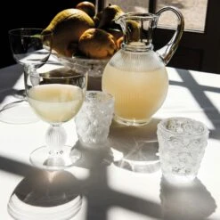 Lalique Anemones Votive, Clear -Home Decor Shop lalique anemones votive clear lifestyle