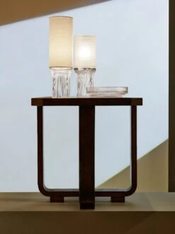 Cadence Crystal Lampshade Table Lamp, Small -Home Decor Shop lampes poser coupe cadence maxime tetard 21 2