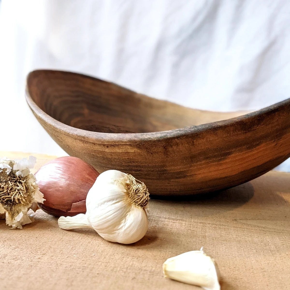 Live Edge Black Walnut Bowl 5 Live Edge Black Walnut Bowl - Image 3