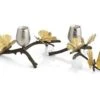 Butterfly Ginkgo Candleholder, Pair 1 Butterfly Ginkgo Candleholder, Pair -Home Decor Shop mabgcand