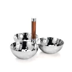 Sierra 3 Bowl Set With Wood Handle