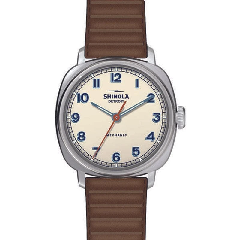 Mechanic 39mm Watch, Cream 3 Mechanic 39mm Watch, Cream