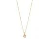 Mercy Diamond Pendant Necklace, Yellow Gold