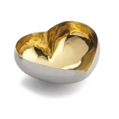Heart Dish, Gold