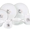 Ming Dragon Black & Platinum Dinnerware