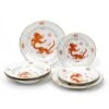 Ming Dragon Red Dinnerware 1 Ming Dragon Red Dinnerware -Home Decor Shop ming dragon red