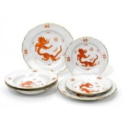 Ming Dragon Red Dinnerware