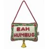 "Bah Humbug" Beaded Doorknocker 1 "Bah Humbug" Beaded Doorknocker -Home Decor Shop mm14113dk 002