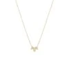 14K Marquise Diamond Fan Necklace