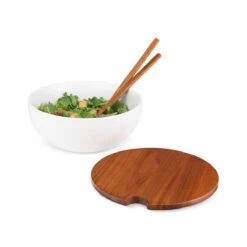 Duets Salad Bowl With Lid & Servers -Home Decor Shop mt1575 duets salad bowl 66 1370 2